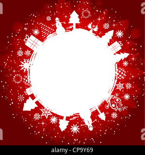 Style Grunge Christmas background Banque D'Images