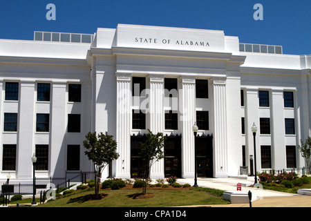 Immeuble de bureau du procureur général de l'état de l'Alabama situé dans la capitale de l'Etat Montgomery, Alabama. Banque D'Images