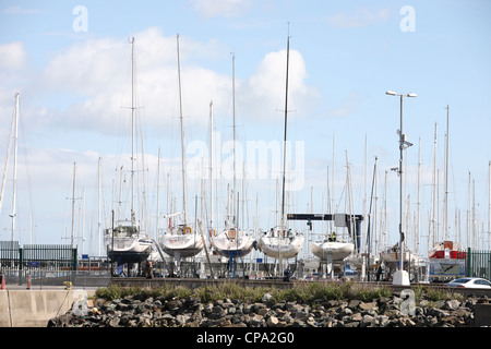 Le port de Howth Irlande Banque D'Images