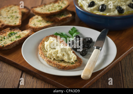 Brandade de morue. Plat de morue salée France food Banque D'Images