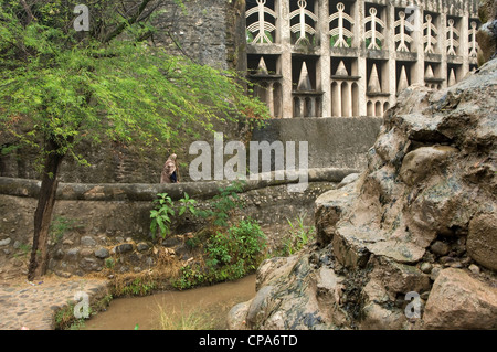 Nek Chand's Rock Garden, Chandigarh, Inde, Pujab Banque D'Images