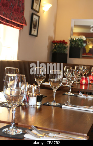 Restaurant anglais moderne gastropub Banque D'Images