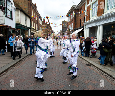 Westrefelda Morris dans le Sweeps Festival en Rochesetr Kent Banque D'Images