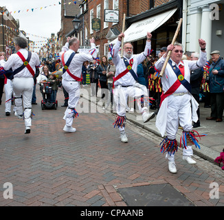 La Royal Oak Eydon Morris performing aux socs Festival à Rochester Kent Banque D'Images