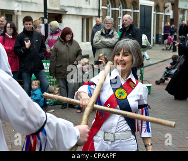 La Royal Oak Eydon Morris performing aux socs Festival à Rochester Kent Banque D'Images