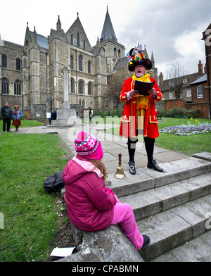 Le crieur de Rochester dans le Kent Banque D'Images