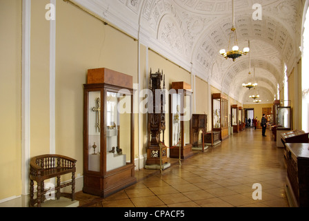 La Russie. Saint-pétersbourg. Une des salles de l'Ermitage. Banque D'Images