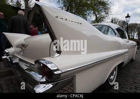 1958 Cadillac Series 62 Blanc Banque D'Images