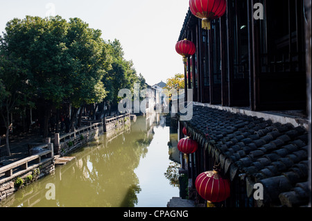 Watertown- Zhouzhuang, situé dans la province de Jiangsu, près de Shanghai Banque D'Images