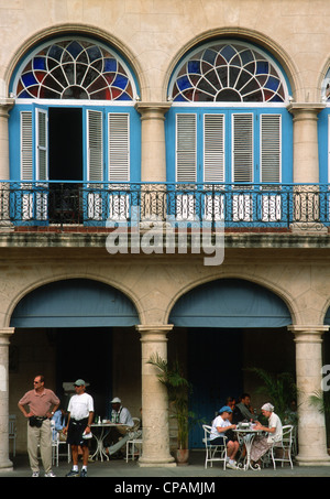 Cuba, La Havane, La Casa del Conde de Santovenia, l'hôtel Santa Isabel, Banque D'Images