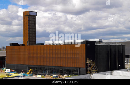 Les nouveaux centres d'énergie pour les Jeux Olympiques de Londres 2012 Site présentera comme production d'un nouveau type de présence à deux à l'Est Banque D'Images