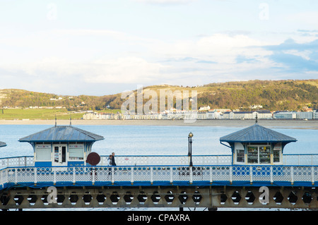 Jetée de Llandudno, le Nord du Pays de Galles Banque D'Images