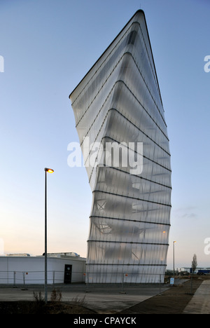 L'Infotower à l'aéroport de Berlin Brandebourg, Berlin, Allemagne Banque D'Images