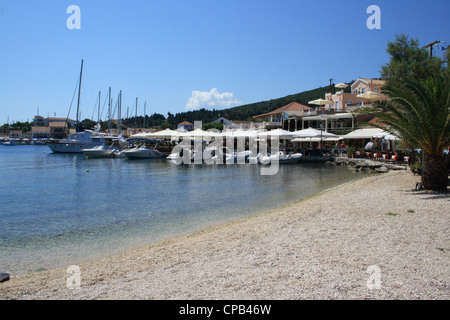 Fiskardo, Kefalonia, Grèce, port, "des îles Ioniennes, Banque D'Images