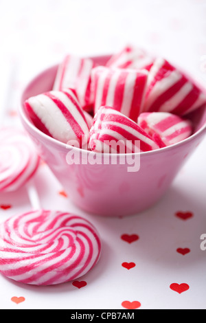 Peppermint Candy rock à l'ancienne Banque D'Images