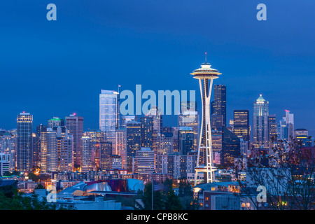 Space Needle Seattle Skyline Banque D'Images