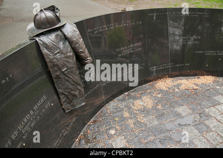 Les pompiers Vendôme memorial à Boston MA Banque D'Images