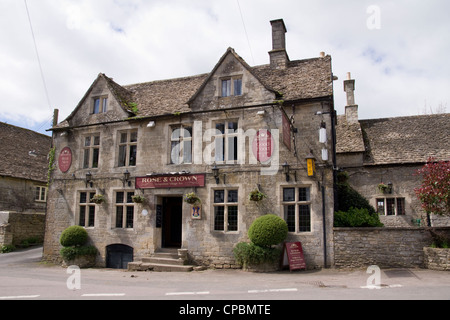 Nympsfield dans les Cotswolds Gloucestershire. Banque D'Images