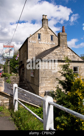 Village de Slad Gloucestershire, accueil de l'auteur Laurie Lee. Banque D'Images