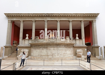 Musée de Pergame Berlin balcon romain Banque D'Images