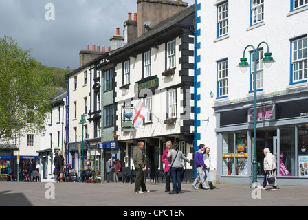 Le Globe Inn, dans la région de Market Place, Kendal, Cumbria, Angleterre, Royaume-Uni Banque D'Images