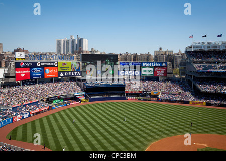 Les Yankees sont à la maison jouant contre les Mariners de Seattle sur la fête des Mères, le 13 mai 2012 au Yankee Stadium de New York Banque D'Images