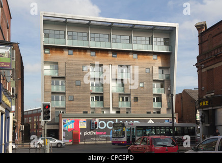 'La photo chambre' le développement dans le centre-ville de Bolton sur le site de l'ancien cinéma Lido. Banque D'Images