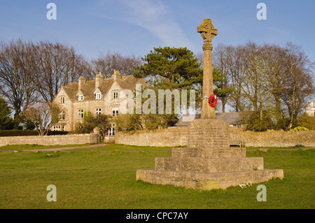 War Memorial de Amberley, Stroud, Gloucestershire, Cotswolds, Royaume-Uni Banque D'Images