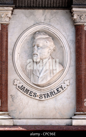 James Starley Memorial, Coventry, Royaume-Uni Banque D'Images