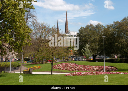 Vert de Greyfriars, Coventry, Royaume-Uni Banque D'Images