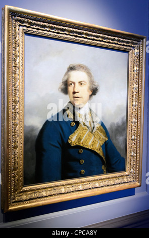 Portrait de l'honorable amiral Keppel Août 1725-86 par Joshua Reynolds 1723-92 - Queen's House, Greenwich - Londres, Angleterre Banque D'Images