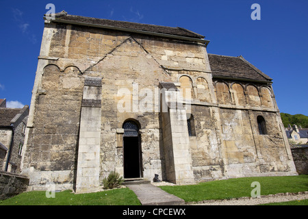 L'Église saxonne de Saint Laurence à Bradford sur Avon Banque D'Images