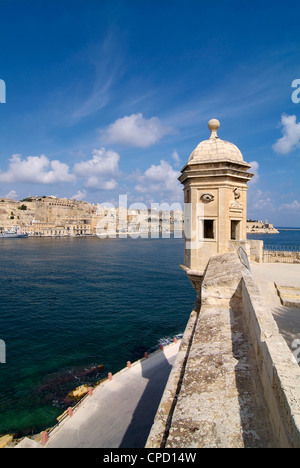 Fort Saint Michael, Senglea, Grand Port, La Valette, Malte, Méditerranée, Europe Banque D'Images