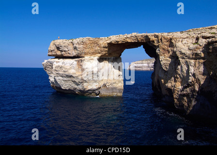 Fenêtre d'azur, Dwejra Bay, Gozo, Malte, Méditerranée, Europe Banque D'Images