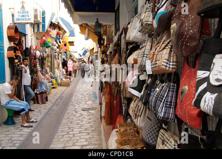 Bazar à Houmt Souk, l'île de Djerba, Tunisie, Afrique du Nord, Afrique Banque D'Images