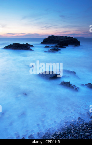 Hartland Quay, Devon, Angleterre, Royaume-Uni, Europe Banque D'Images