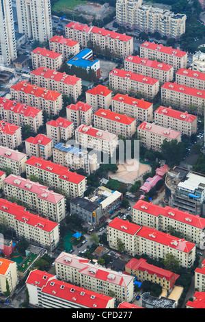 Un développement de nouveaux logements dans le quartier de Lujiazui, Pudong, Shanghai, Chine, Asie Banque D'Images