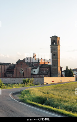 L'ancienne abbaye de cisterciens à Alseno, Piacenza, Italie Banque D'Images
