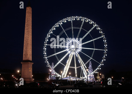 Grande Roue Place de la Concorde, Paris, France, Europe Banque D'Images