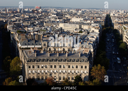 Vue aérienne de Paris, France, Europe Banque D'Images