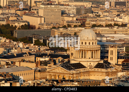 Vue aérienne de Paris autour du Panthéon, Paris, France, Europe Banque D'Images