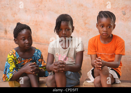 Les enfants de l'Afrique, Lomé, Togo, Afrique de l'Ouest, l'Afrique Banque D'Images