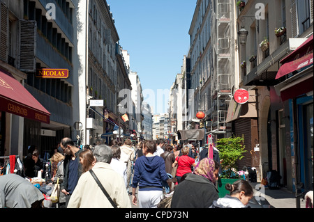 Paris, France - Rue Cadet, 9eme arrondissement Banque D'Images