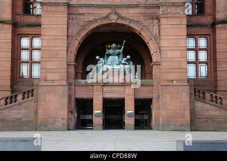 Kelvingrove Art Gallery and Museum entrée nord, Glasgow, Écosse, Royaume-Uni Banque D'Images
