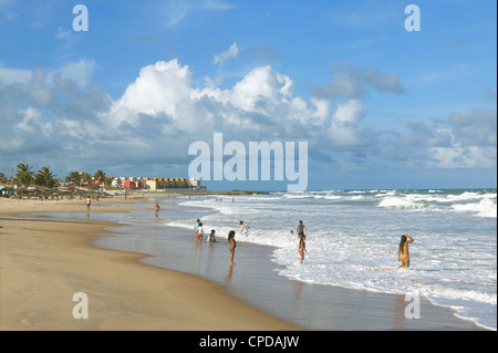 Le Brésil natal Rio Grande do Norte au Brésil paysage plage jour ensoleillé, ciel bleu Banque D'Images
