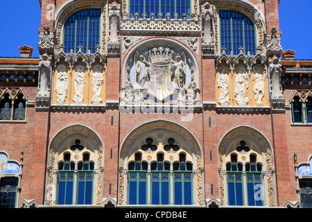 Hôpital de Sant Paul, Barcelone, Espagne Banque D'Images