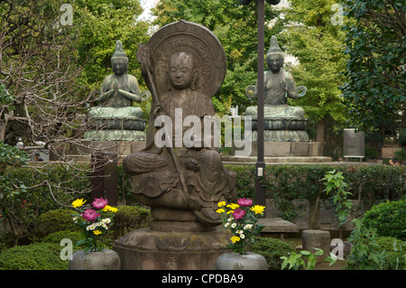 Le Temple Senso-ji, Tokyo, Honshu, Japan Banque D'Images