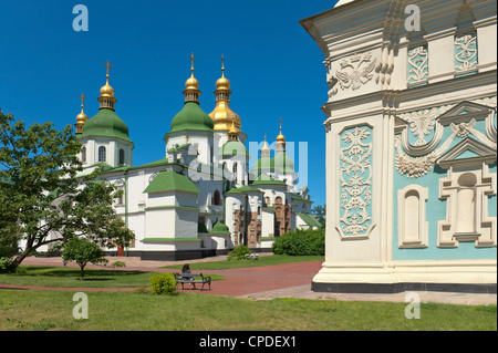 Cathédrale Sainte-Sophie complexe, UNESCO World Heritage Site, Kiev, Ukraine, l'Europe Banque D'Images