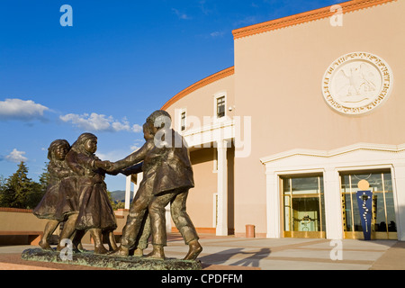 State Capitol Building, Santa Fe, Nouveau Mexique, États-Unis d'Amérique, Amérique du Nord Banque D'Images