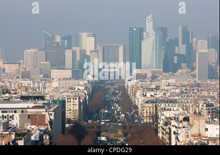 La défense de l'Arc de Triomphe, Paris, France, Europe Banque D'Images